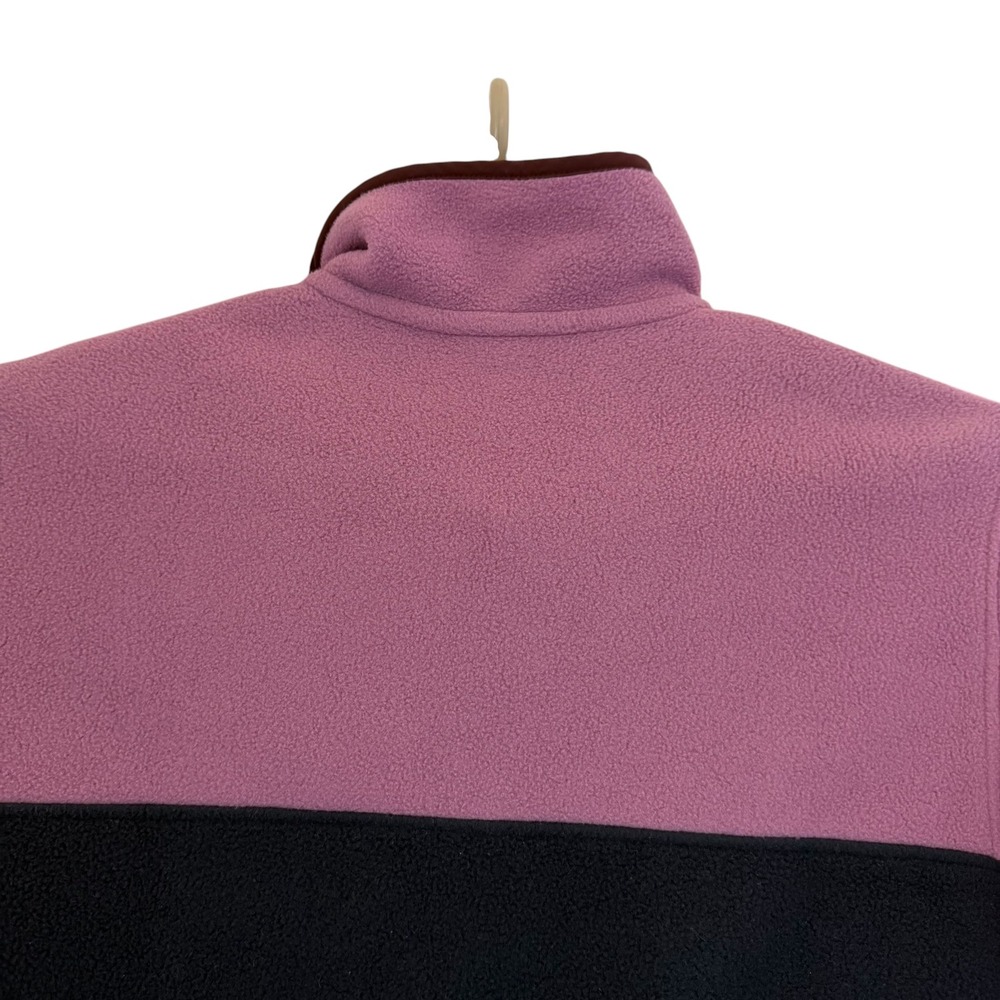 Patagonia Synchilla Snap-T Fleece Pullover Pink Navy Blue Womens Large STY25455 - Picture 8 of 11